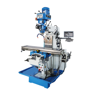 X6325U Milling Machine With X,Y Power Feed & 3 Axis DRO Optional