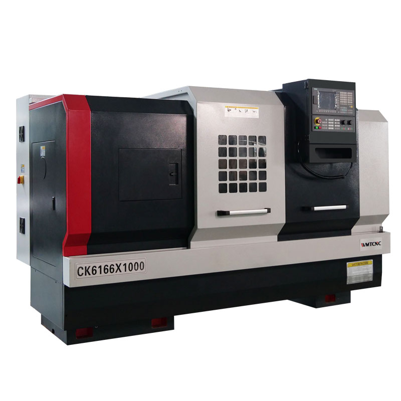 WMTCNC Brand CK61661000mm Automatic Horizontal Cnc Lathe Machine for Metal Turning