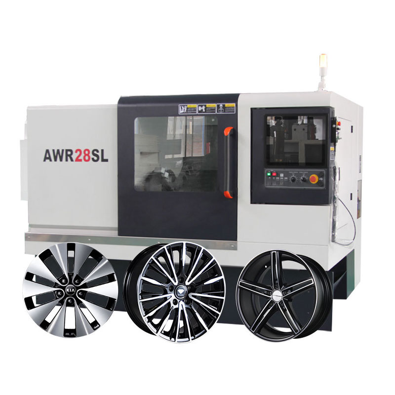 High Precision AWR28SL Diamond Cutting Automatic Alloy Wheel CNC Lathe Machine